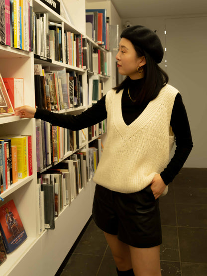 Merino Wool Knitted Vest