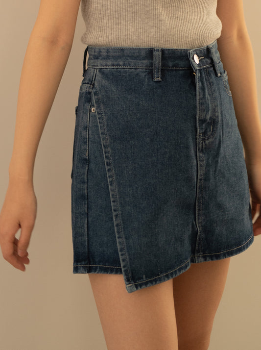 Denim Skort