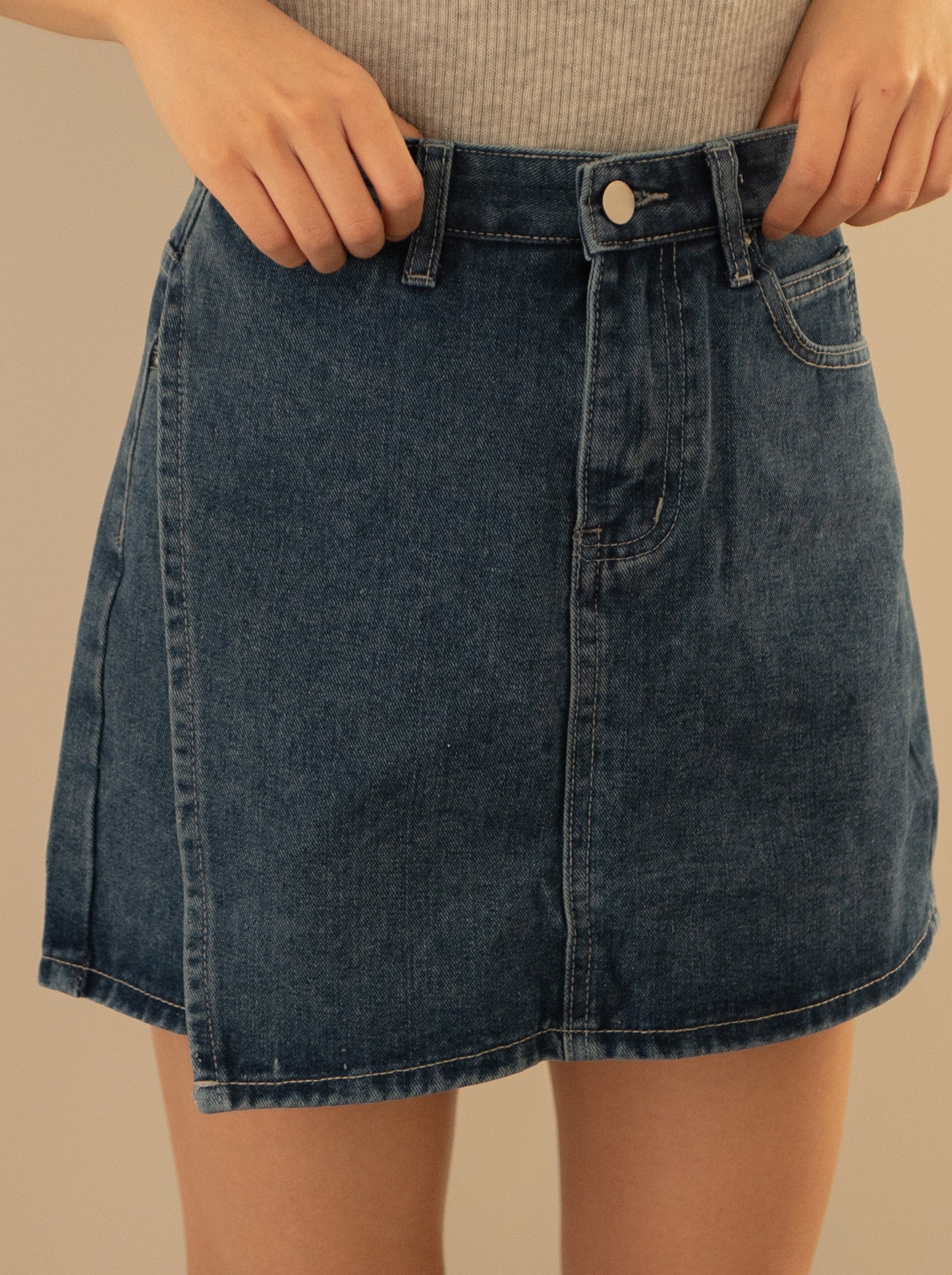 Denim Skort