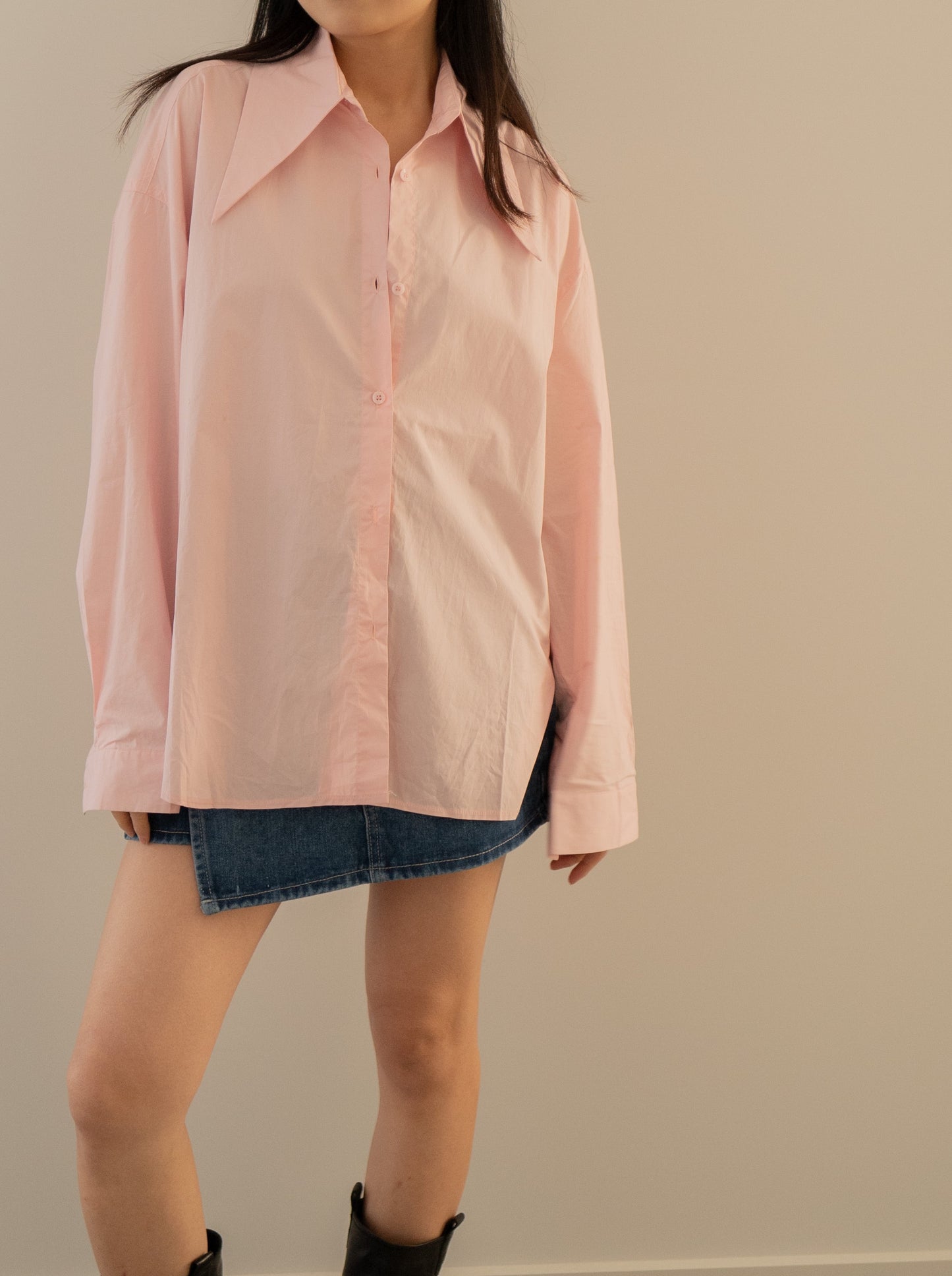 Pink Oversized Shirt